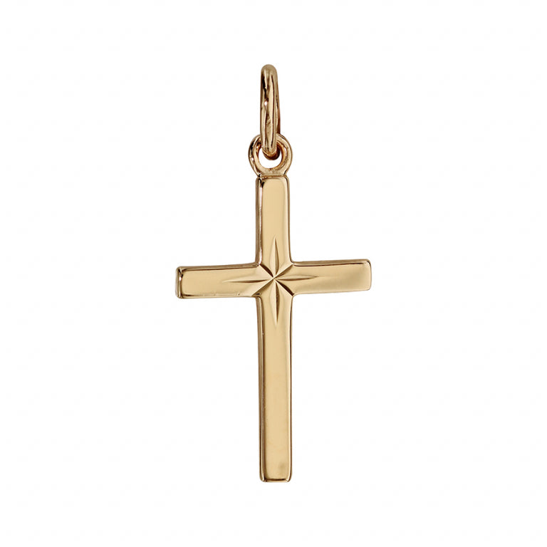 Croix Plaqué Or 20x12 mm – Élégance et Symbolisme