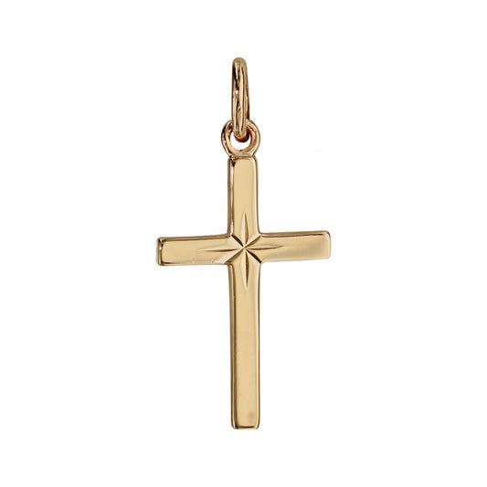 Croix Plaqué Or 20x12 mm – Élégance et Symbolisme