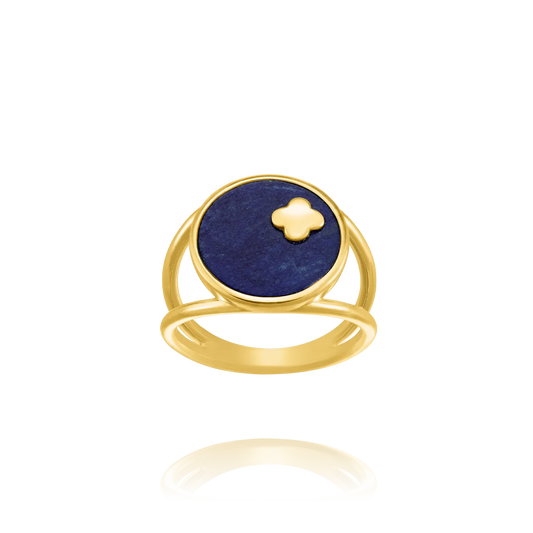 Bague Légende Lapis-Lazuli & Argent Doré Charles Garnier