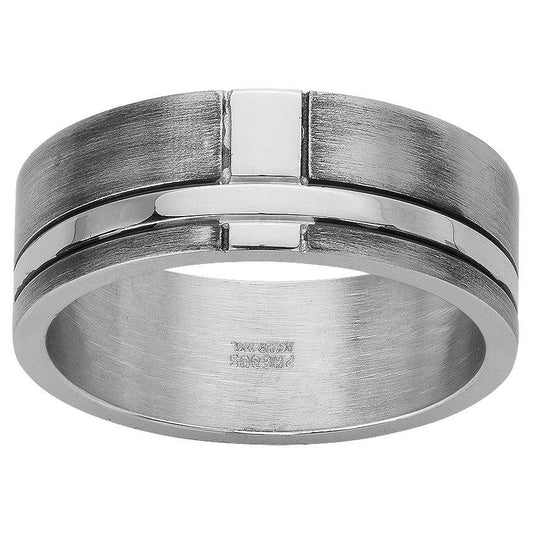 BAGUE ACIER VINTAGE - Bijouterie Cordier