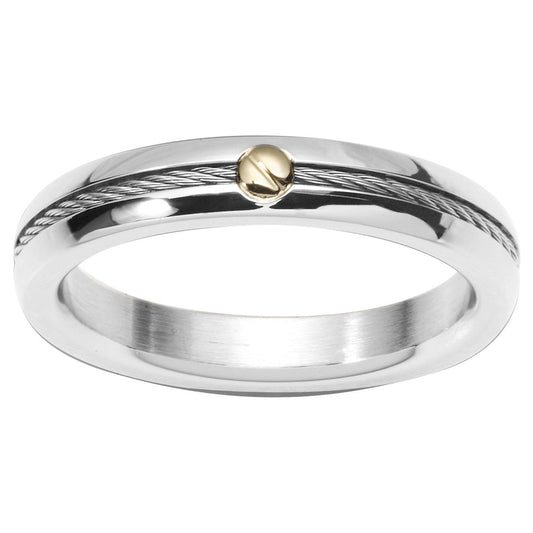 BAGUE CABLE AC/OR750/000 3VIS 0.05G - Bijouterie Cordier