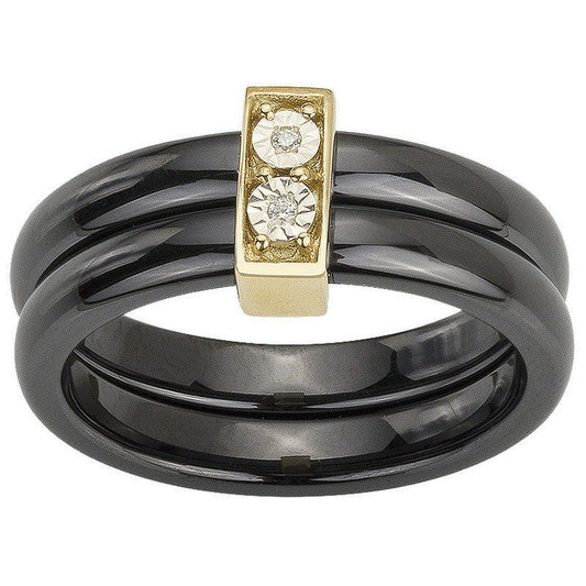 BAG. PL.OR 3M14K CERAM.N ET 2 OZ - Bijouterie Cordier