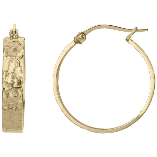 B.O.ACIER PVD JAUNE-DIAM.25 - Bijouterie Cordier