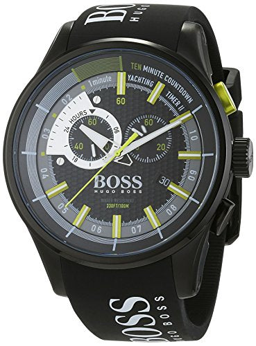 Montre BOSS Homme Silicone Noir 46 mm