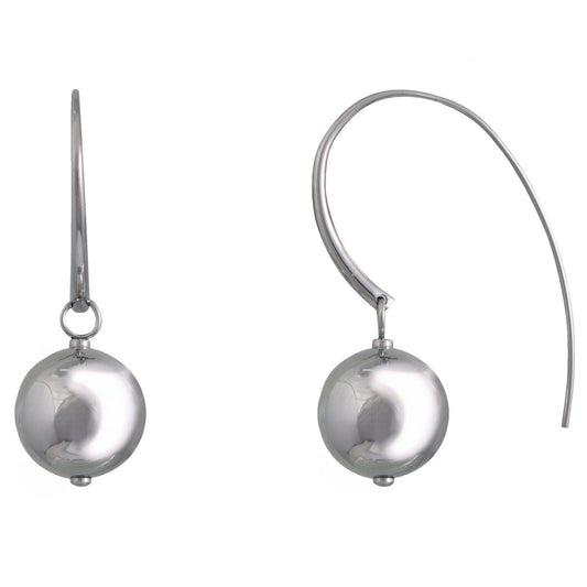 B.O ACIER CROCHET BOULE 15MM - Bijouterie Cordier