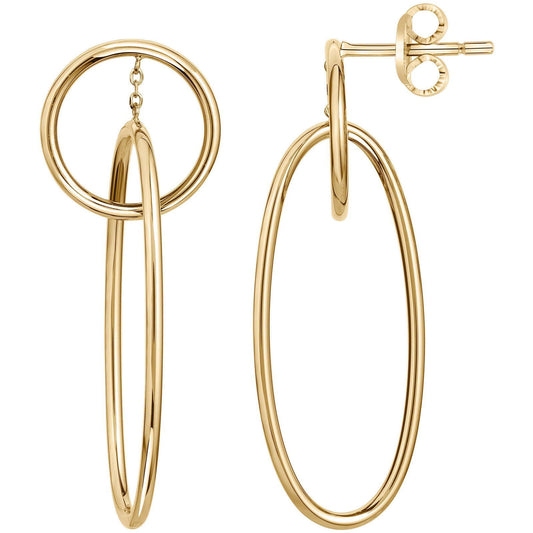 BO ACIER IPG MULTI CERCLES- - Bijouterie Cordier