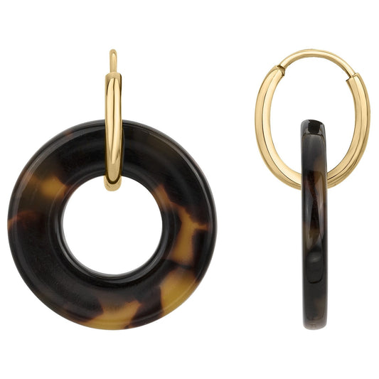 B.O. ACIER PVD JAUNE ET ACETATE - Bijouterie Cordier