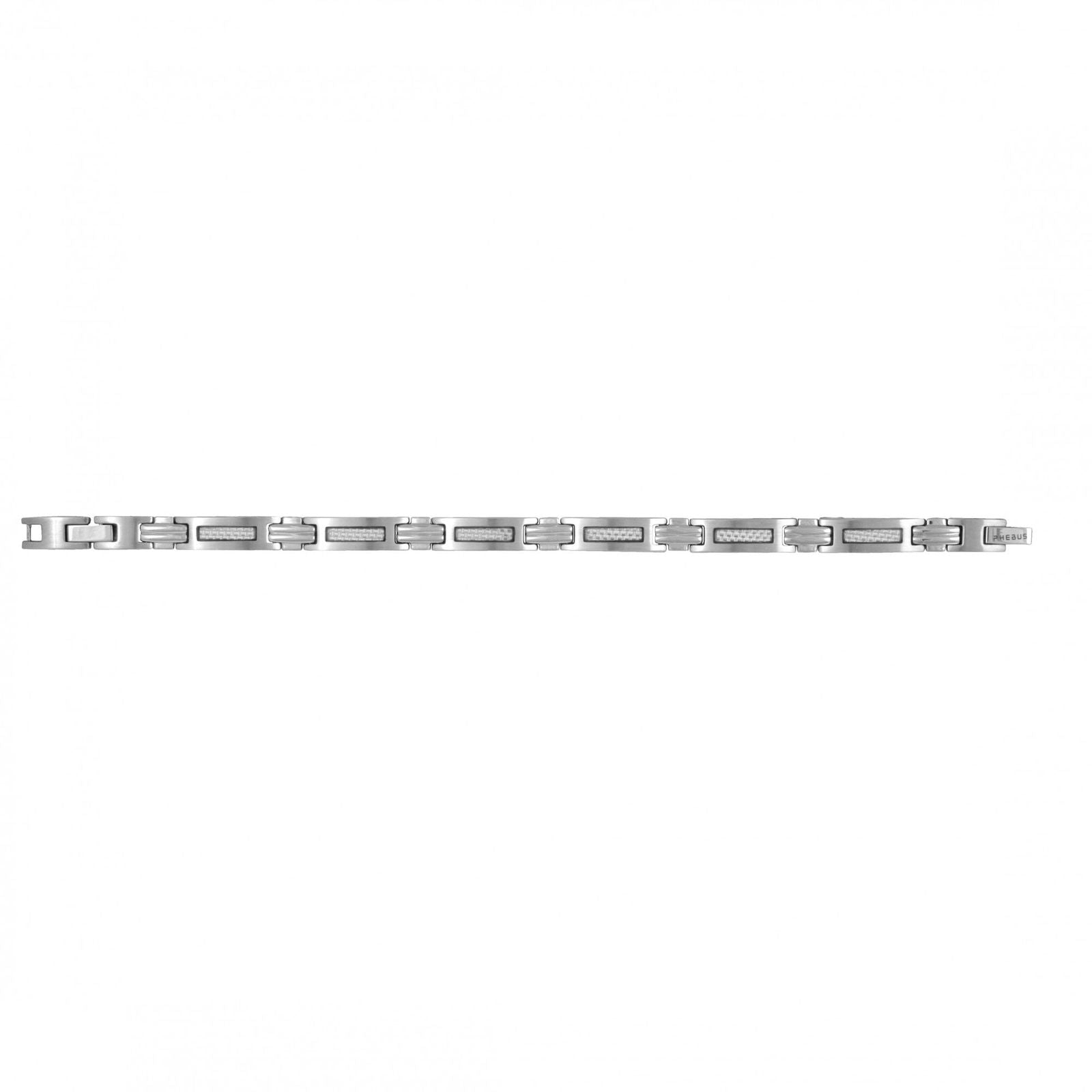 =BR170/0027 BRAC. ACIER/CARBONE BLANC 19+2CM