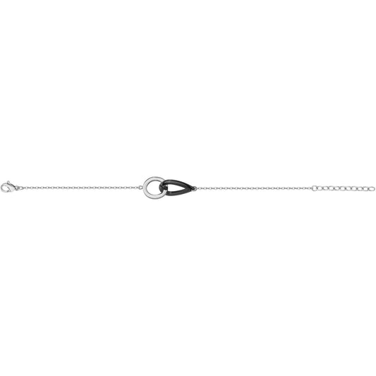 BRAC.ACIER CERAM. NOIRE-16+3CM