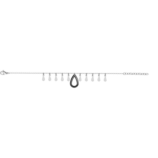 BRAC.ACIER CERAM. NOIRE-16+3CM