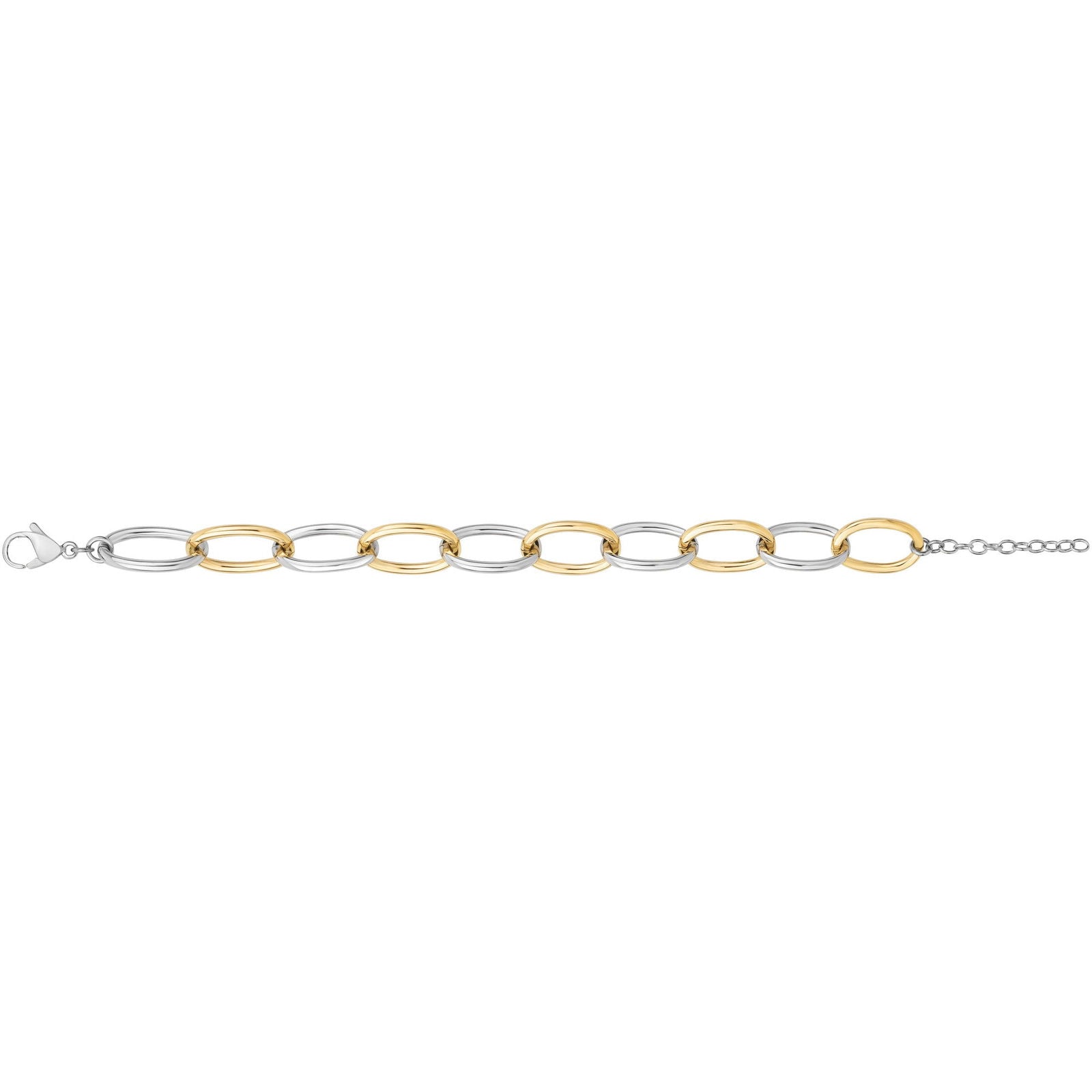 BRAC.ACIER ET PVD JAUNE-16+3CM
