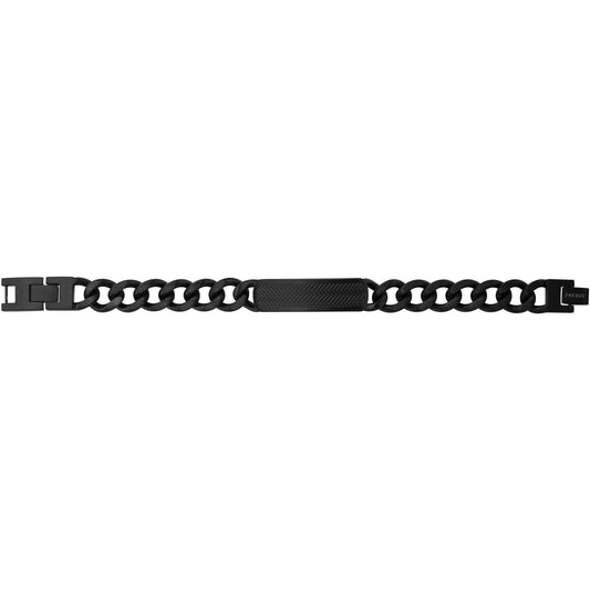 BRAC.ACIER PVD NOIR-18,5+1,5CM
