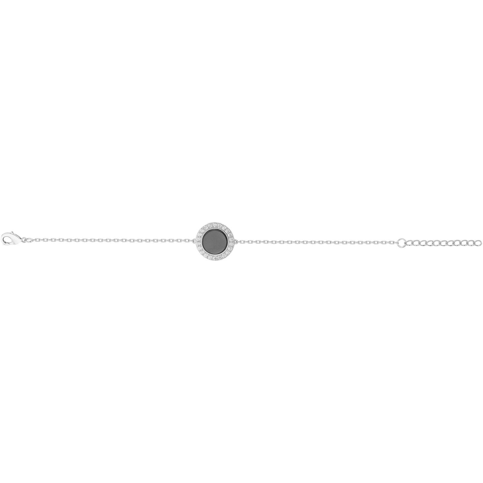 BRAC.ARGT. CERAM. NOIR 22 OZ-16+3CM