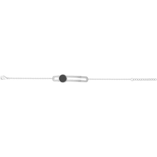 BRAC.ARGT. CERAM. NOIR 70 OZ-16+3CM