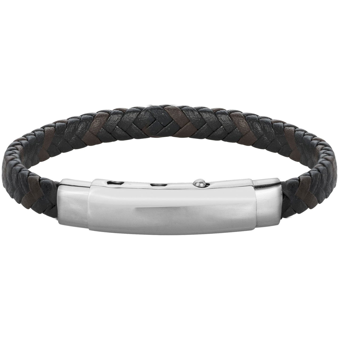BRAC.MICROFIBRE TRESSE NOIRE MARRON-REGL.19,6-20,2-20,8cm