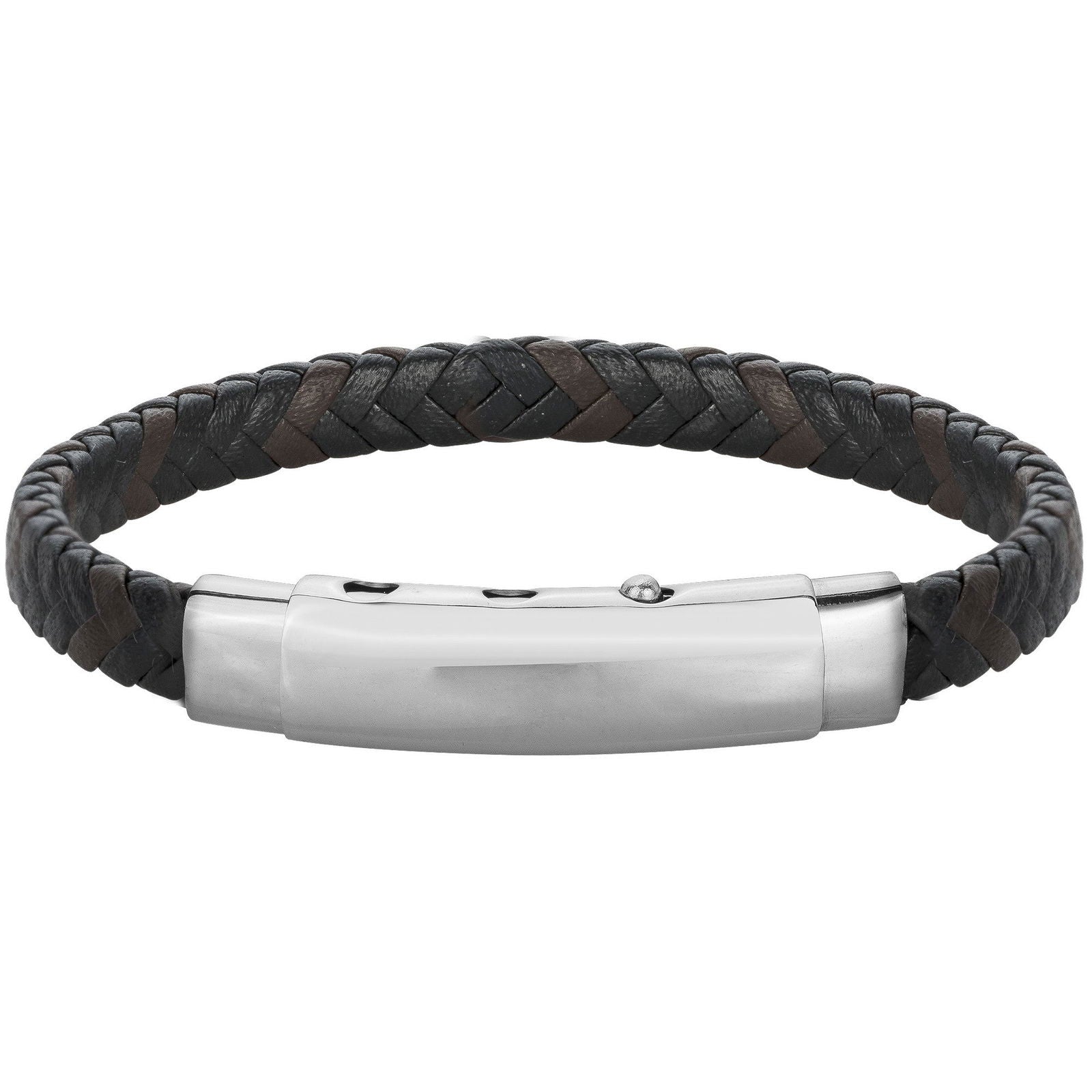 BRAC.MICROFIBRE TRESSE NOIRE MARRON-REGL.19,6-20,2-20,8cm