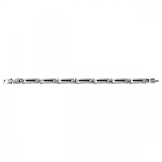 BRAC. ACIER/CABLE NOIR 21+1.5CM