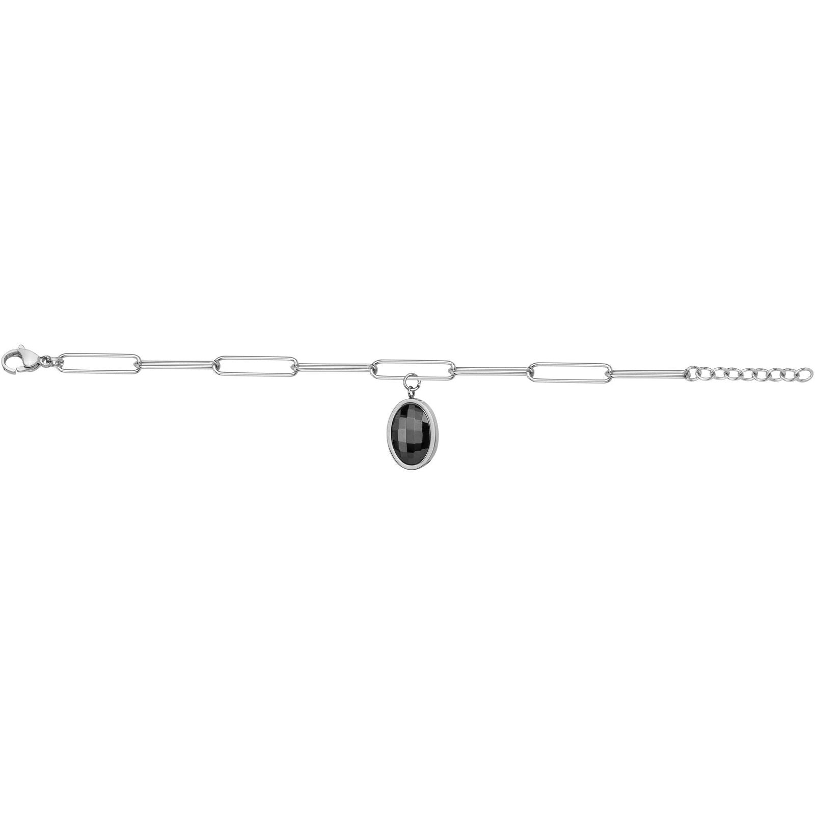 BRAC. ACIER CERAM. NOIR-17+3CM