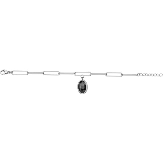 BRAC. ACIER CERAM. NOIR-17+3CM