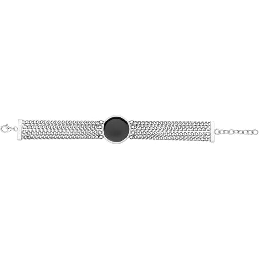 BRAC. ACIER CERAMIQUE NOIRE 16+3CM