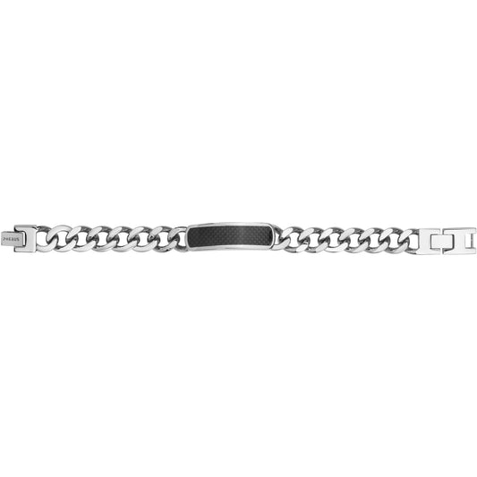 BRAC. ACIER ET CARBONE NOIR SYNTH.-19+1,5CM