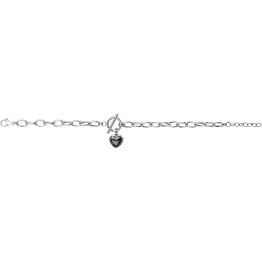 BRAC. ACIER ET CERAM.NOIR-16+3CM