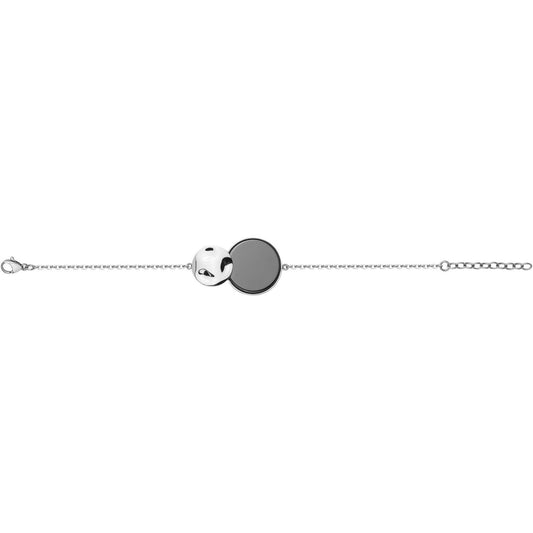 BRAC. ACIER ET CERAM.NOIR-16+3CM