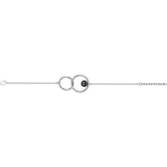 BRAC. ACIER ET CERAM.NOIRE-16+3CM