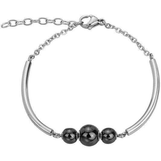 BRAC. ACIER ET CERAM.NOIRE-16+3CM