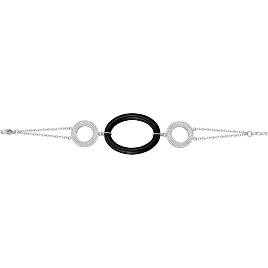 BRAC. ACIER ET CERAM. NOIR 16+3CM