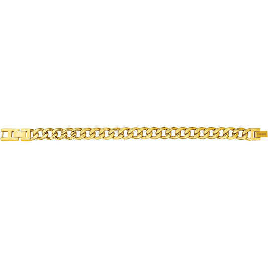 BRAC. ACIER ET PVD JAUNE-19.5+1.5CM