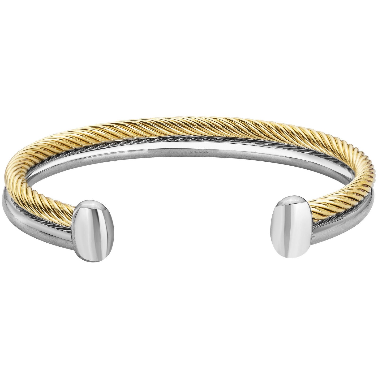 BRAC. ACIER ET PVD JAUNE -60*50