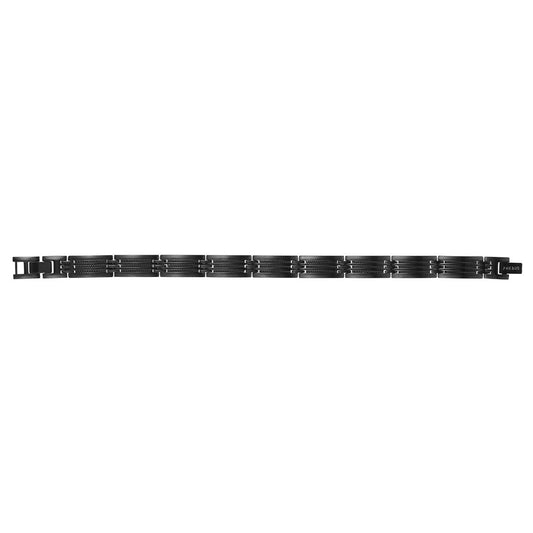 BRAC. ACIER ET TROIS FILS TORSADES SUR LES MAILLONS TOUT IPN 21+1CM