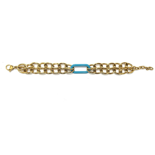 BRAC. ACIER IPG ACETATE BLEU 17.5+3CM