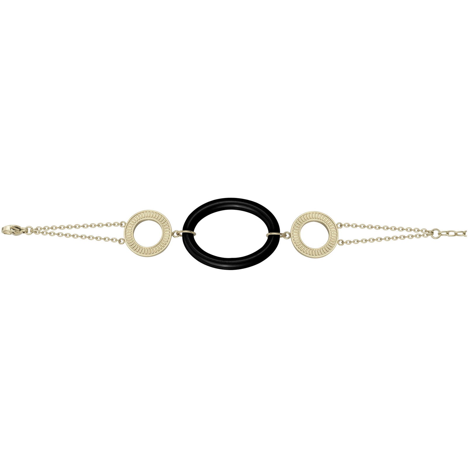 BRAC. ACIER IPG ET CERAM. NOIR 16+3CM