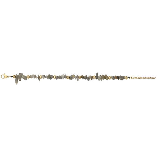 BRAC. ACIER IPG PIERRE DE LUNE GRISE NATURELLE-16,5+3cm