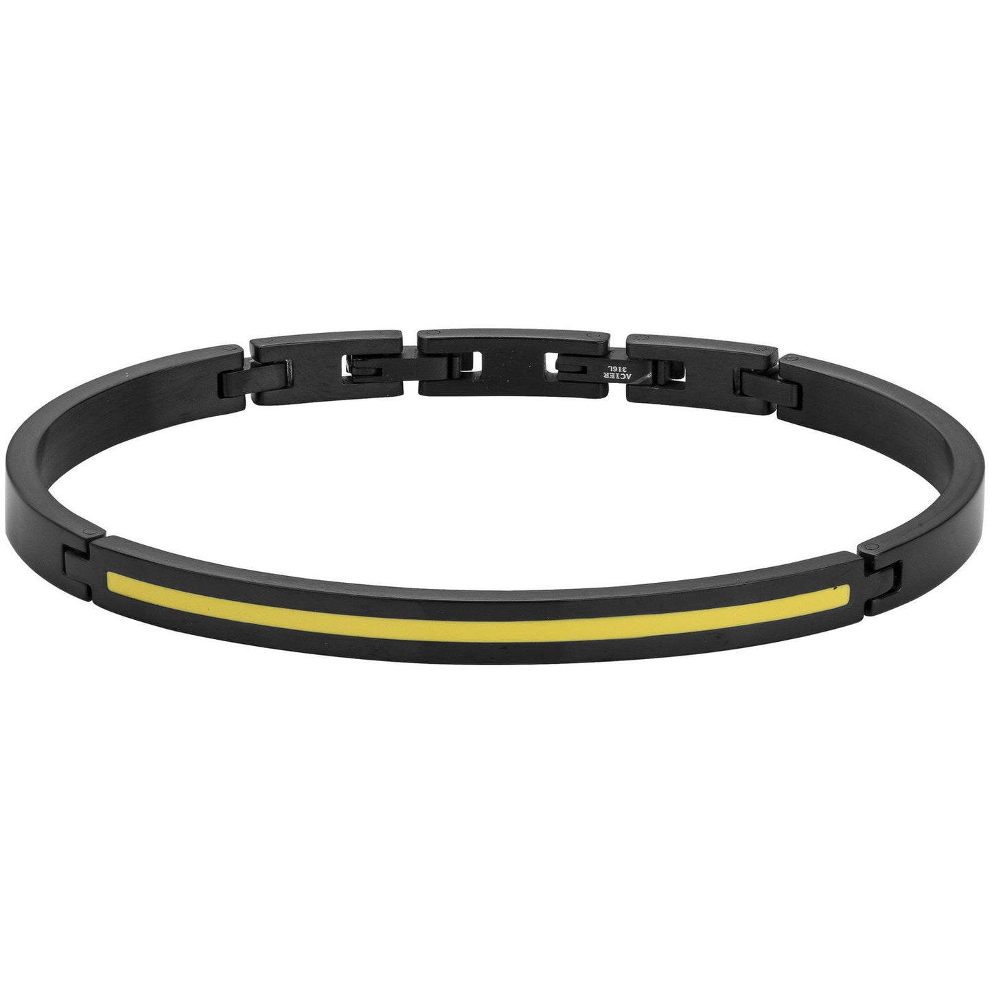 BRAC. ACIER IPN LAQUE JAUNE 55*65MM