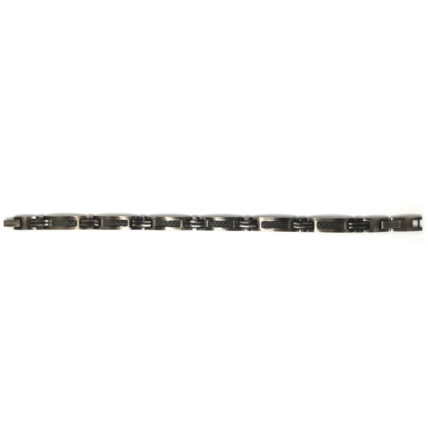 BRAC. ACIER IP VINTAGE ET CARBONE NOIR-19+1,5CM