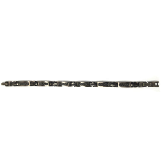BRAC. ACIER IP VINTAGE ET CARBONE NOIR-19+1,5CM