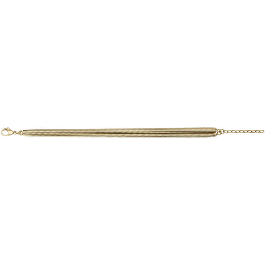 BRAC. ACIER PVD JAUNE 16+3CM