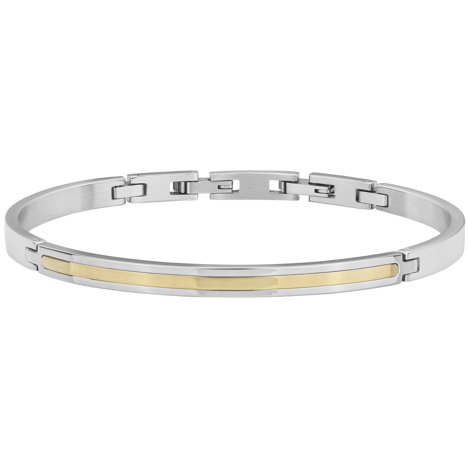 BRAC. ACIER PVD JAUNE 17.5+1.5CM