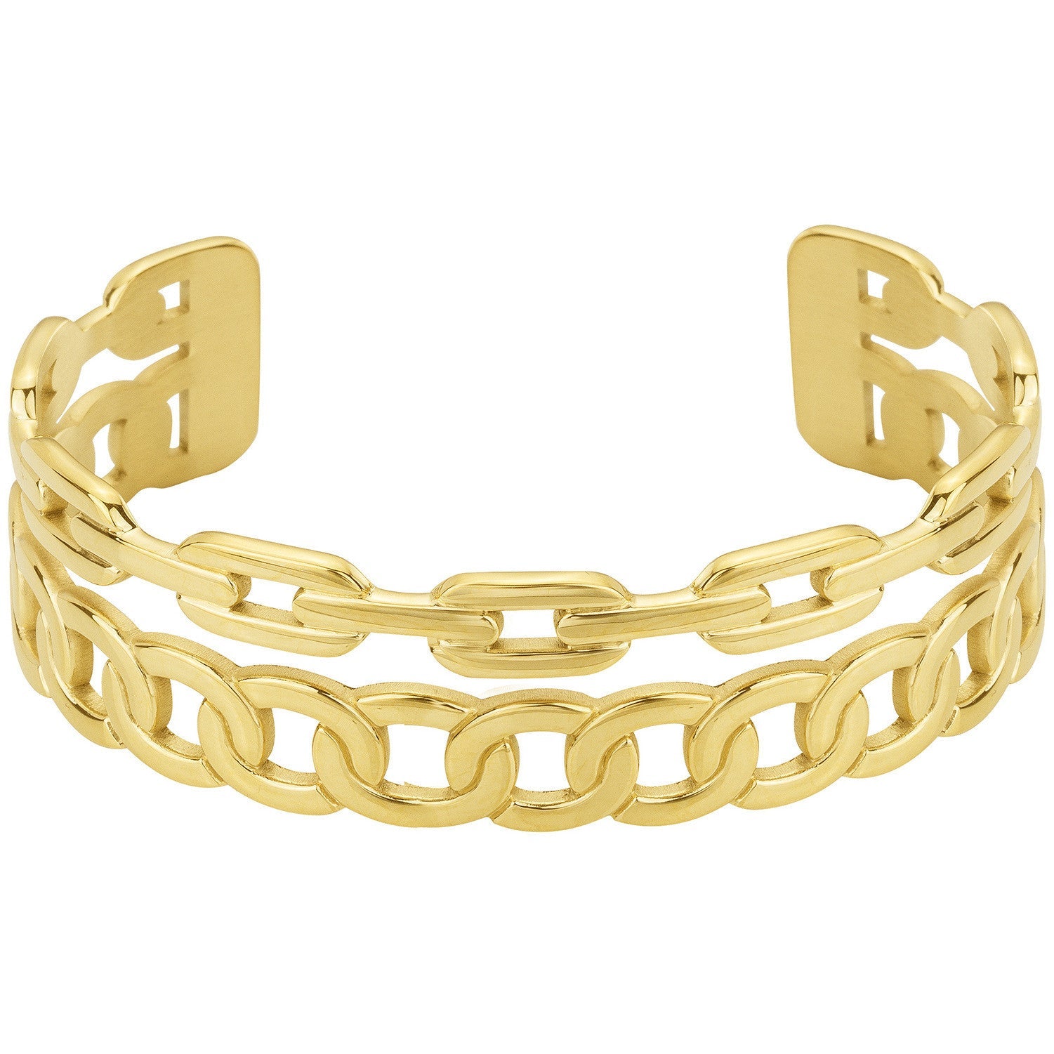 BRAC. ACIER PVD JAUNE 50*60*30