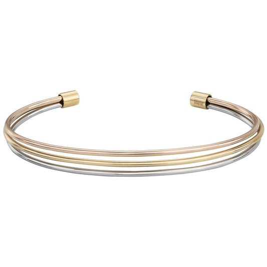 BRAC. ACIER PVD JAUNE ET ROSE 50*60*30