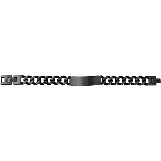 BRAC. ACIER PVD NOIR-19+1,5CM
