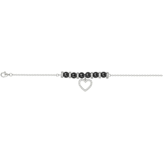 BRAC. ARG. 925, 106 OZ ET CERAM. NOIR 16+3CM