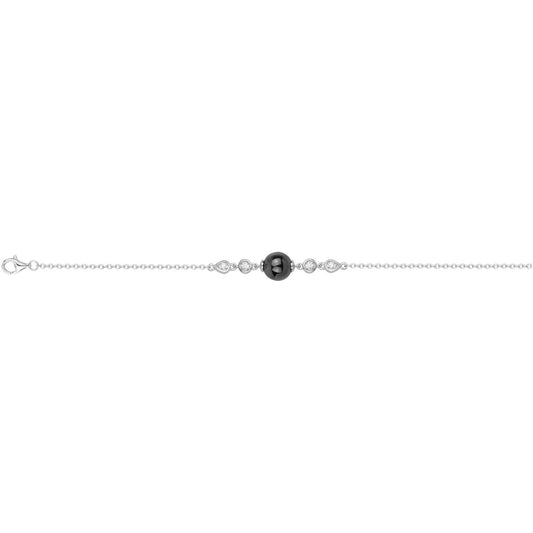 BRAC. ARG. 925, 4 OZ ET CERAM. NOIR 16+3CM