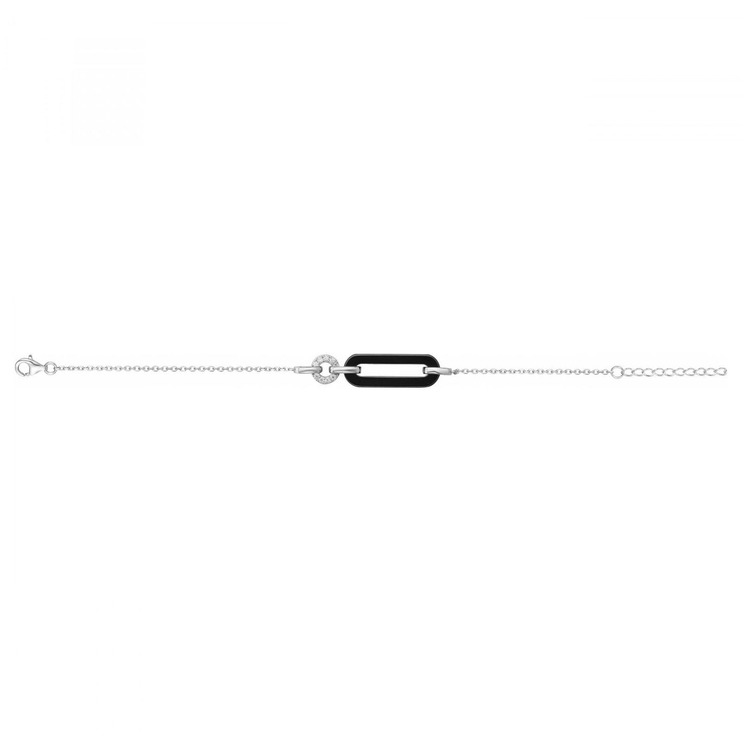 BRAC. ARGT.CERAM. NOIRE 10 OZ-16+3CM
