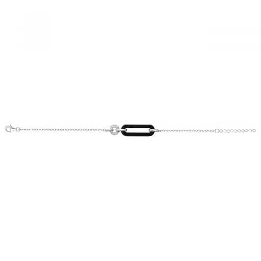 BRAC. ARGT.CERAM. NOIRE 10 OZ-16+3CM