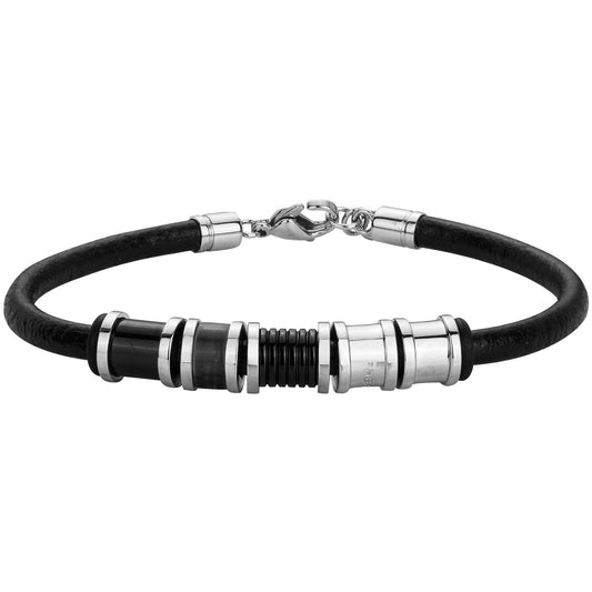 BRAC. CUIR DE VACHETTE ACIER ET IPN-19,5+2CM