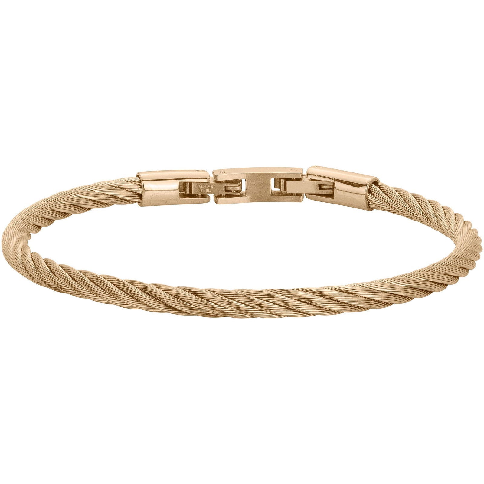 BRAC.ACIER CABLE IPG-DIAM.55x65MM - Bijouterie Cordier